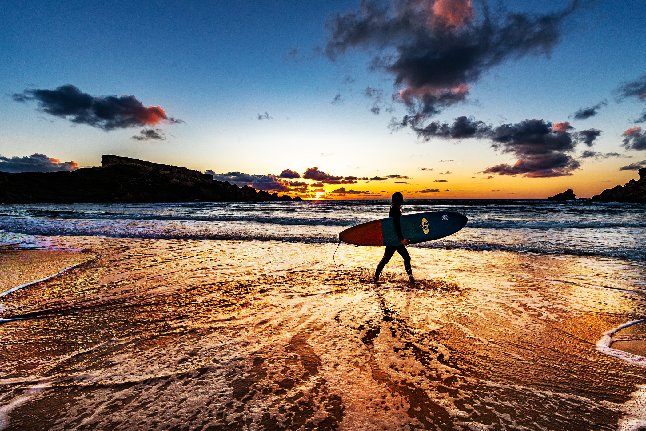 Malta photographer on the beach